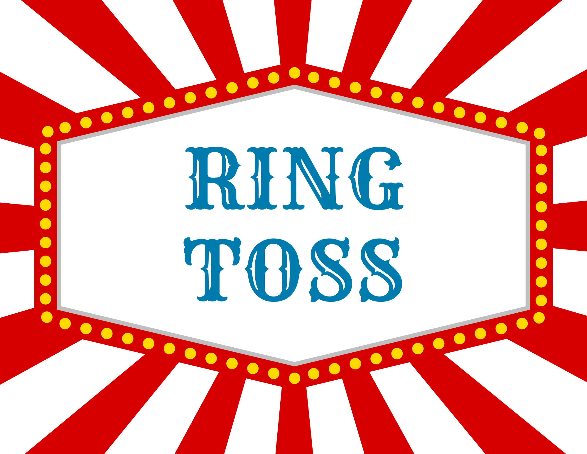 Printable Carnival Ticket Booth Sign