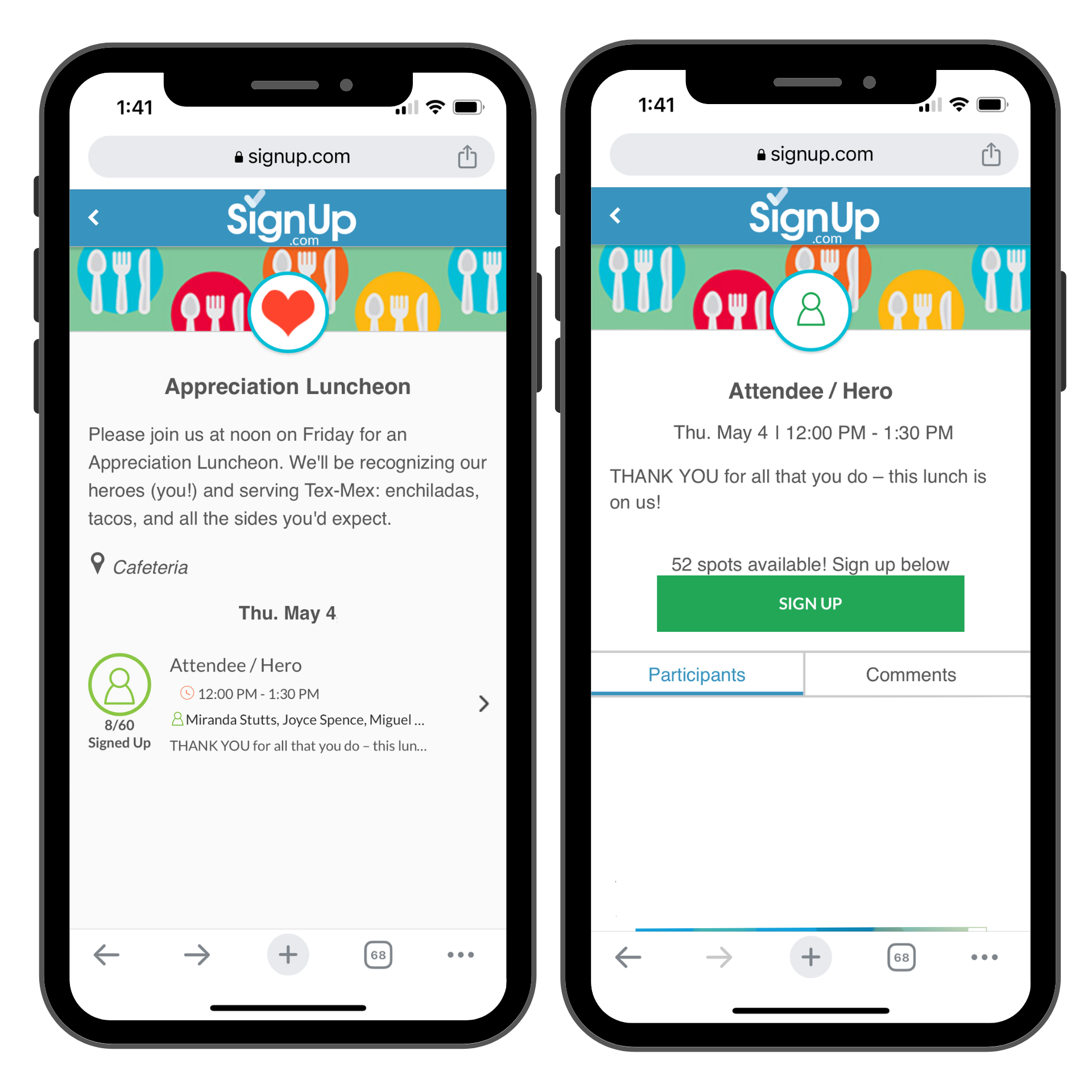 Appreciation Luncheon SignUp