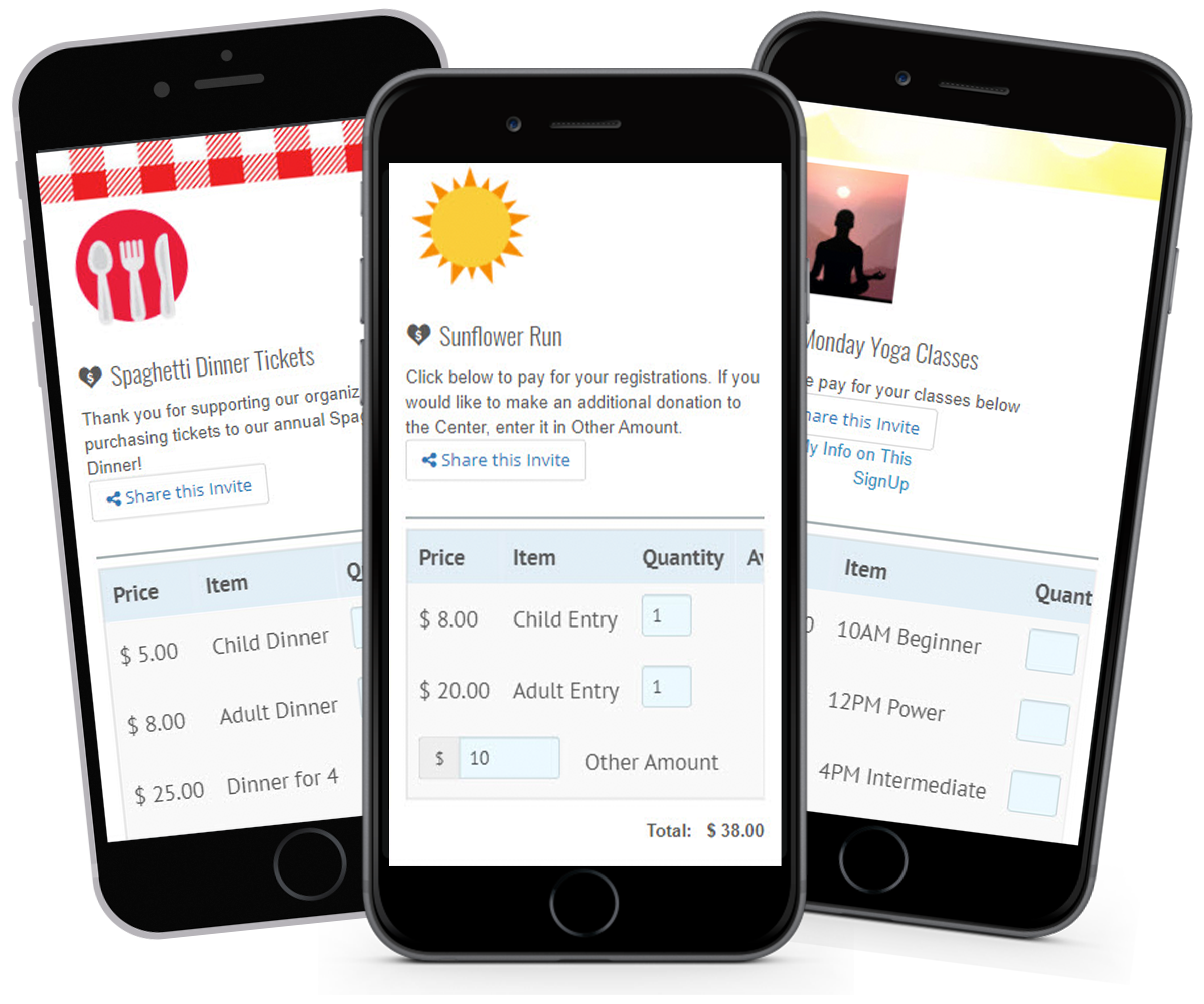 Collect Money Online with SignUp