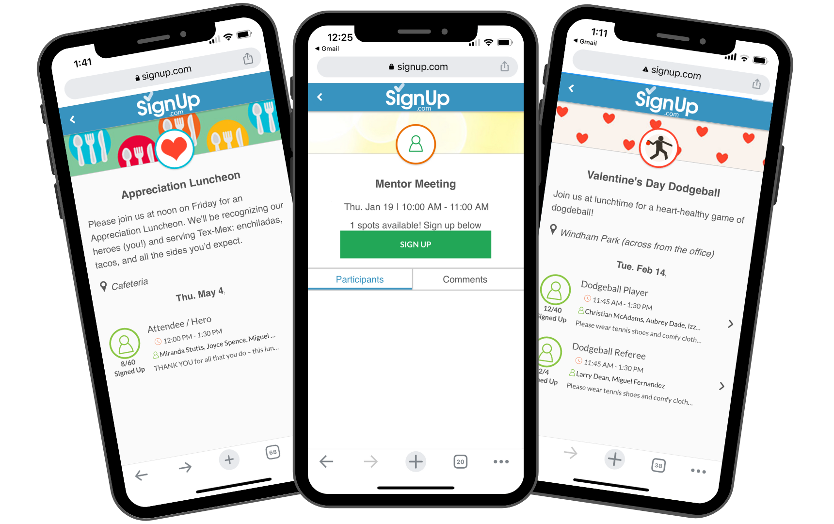 Business SignUps on mobile phones