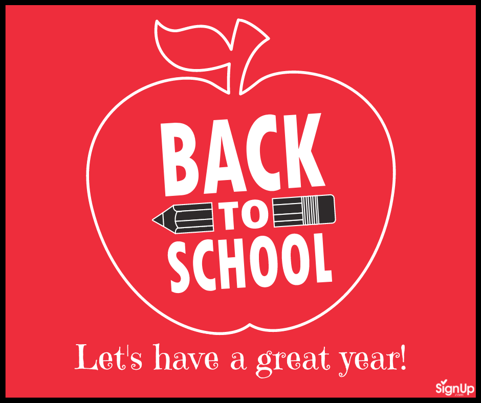 Back to School social graphic