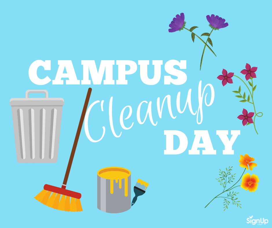Campus Cleanup Day social graphic