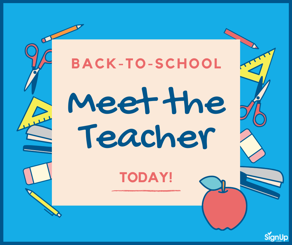Back to School Meet the Teacher social graphic