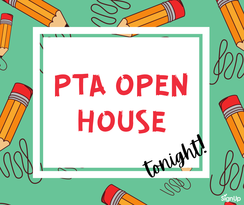 PTA Open House social graphic