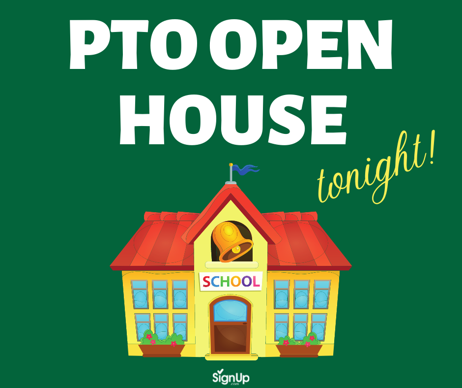 PTO Open House social graphic