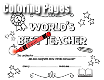 Coloring Pages thumbnail - SignUp's printable coloring pages for teacher appreciation