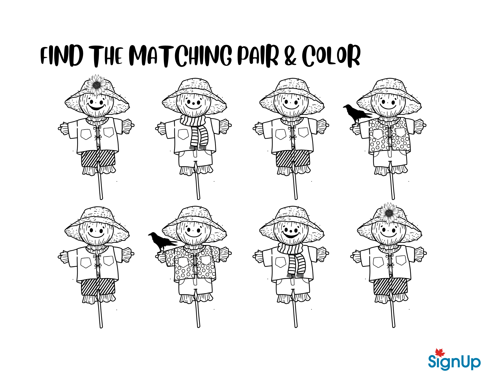 Fall Activity - Find the Matching Pair