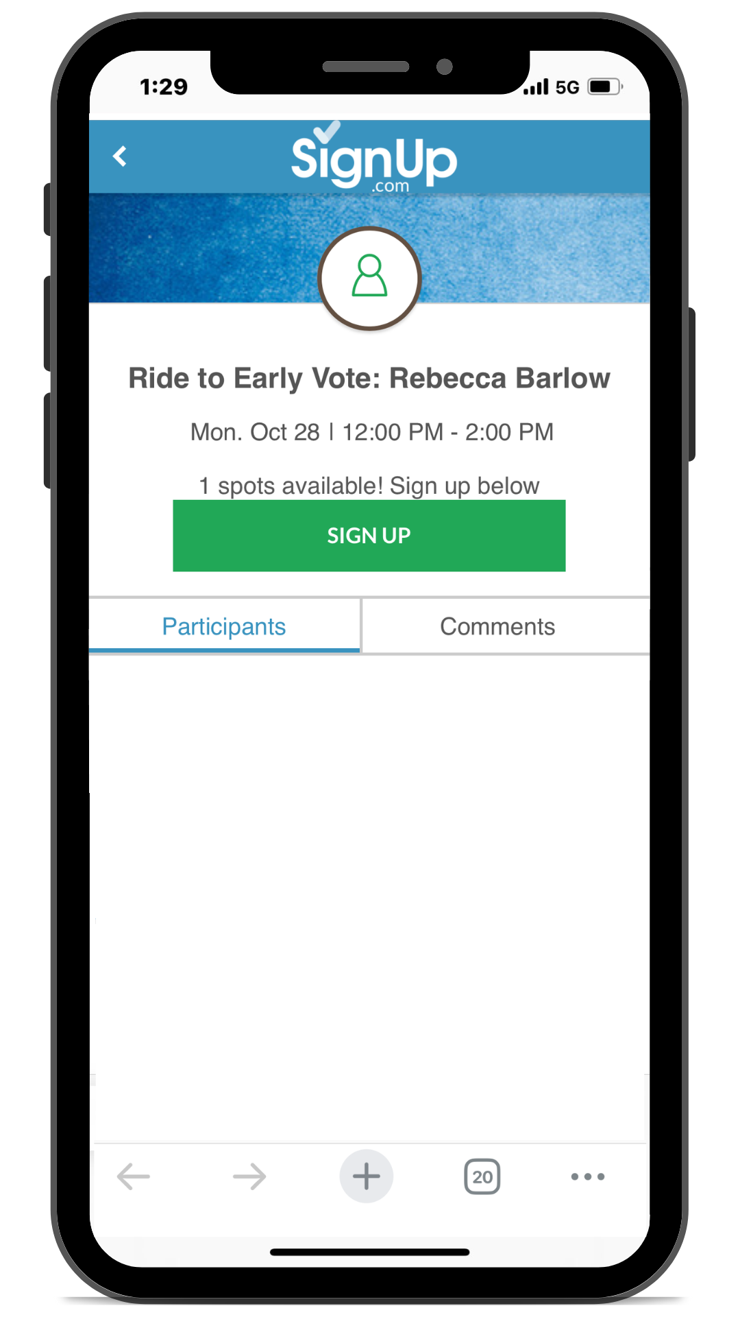 Election Day Volunteers coordination