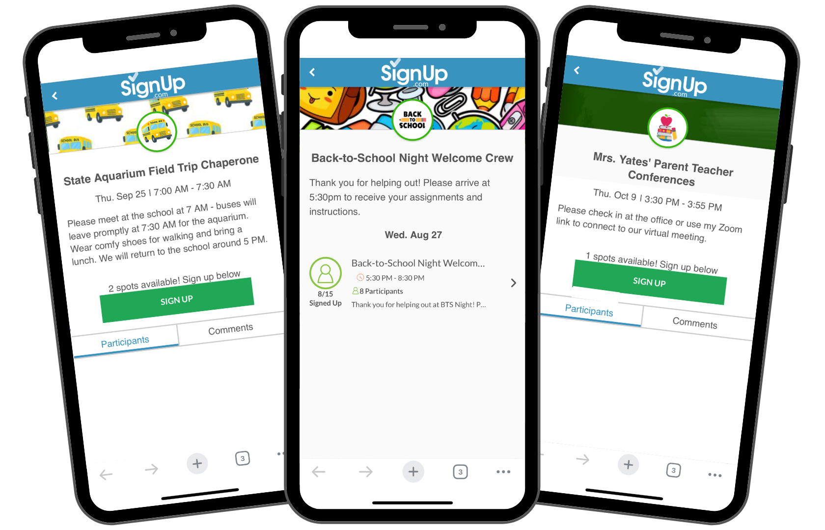 free online school SignUps