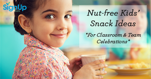 Nut-Free Kids Snack Ideas for classroom and team gatherings