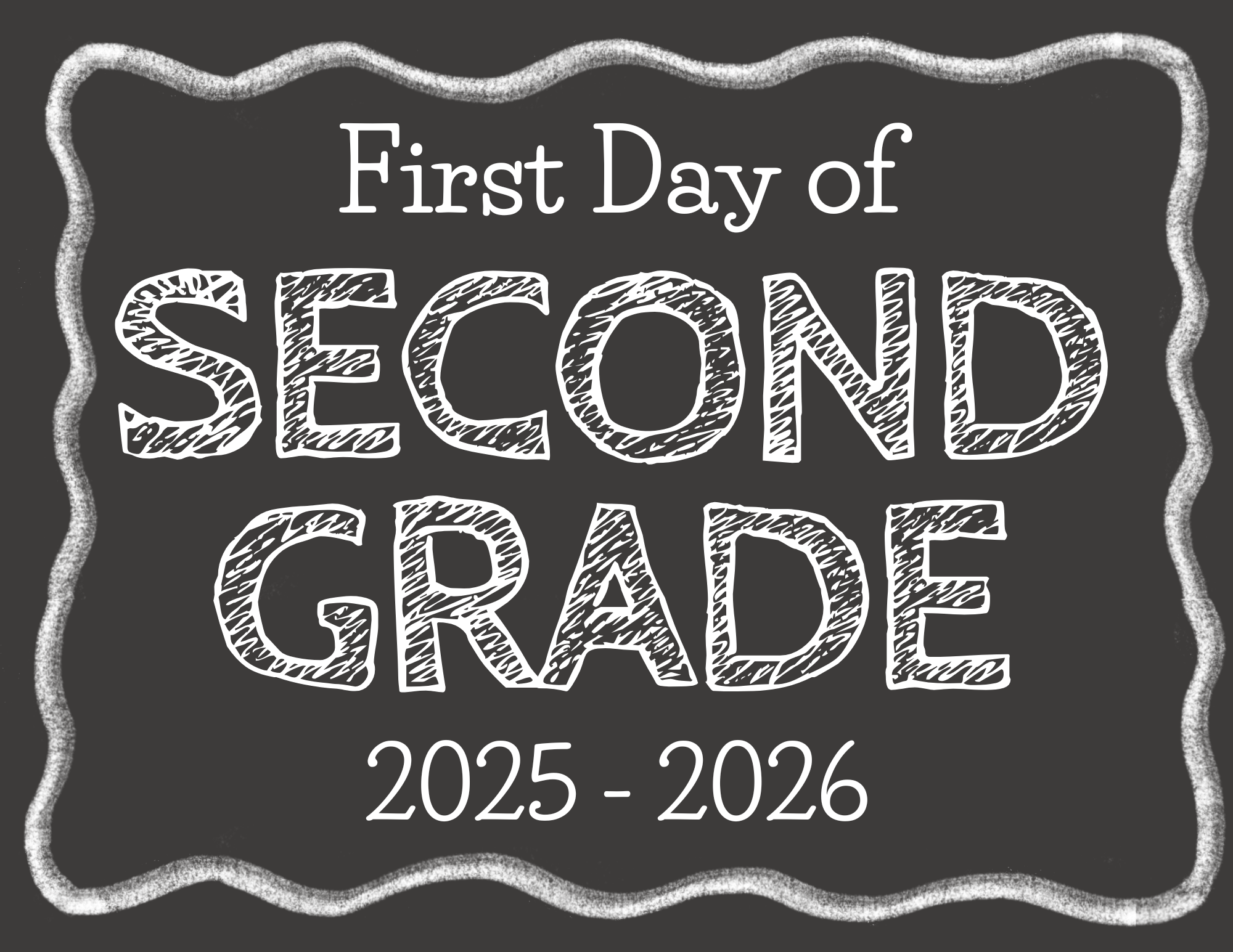 Printable back to school signs for 2025